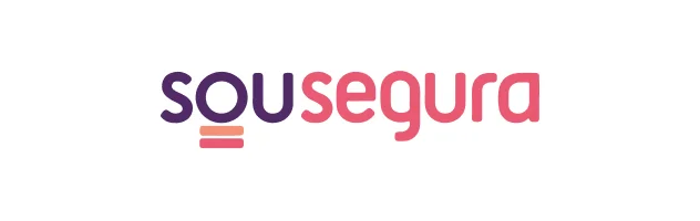 Logotipo do Sou Segura, projeto parceiro da Horiens. 